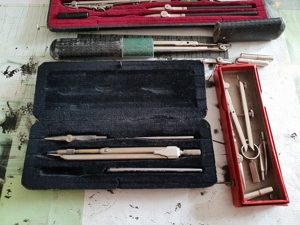 Zirkel, Alte. Füllhalterfedern. Bild 3