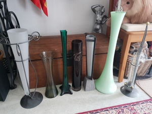 Glas Vasen. Rustikale Vasen.