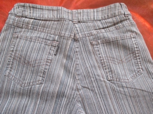 NEU Marlene Style Streifen Jeans Hose Kenny S. Modell PIA braun Bild 3