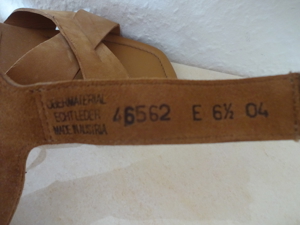 Paul Green Super Soft 46562 echt (Rau) Leder Sandale 40 UK 6,5 Bild 7