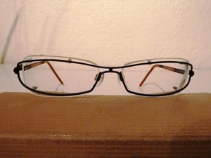 JOOP-Brillengestell randlos (und doch mit Rand), unisex, schwarz-braun-gold, original Bild 18