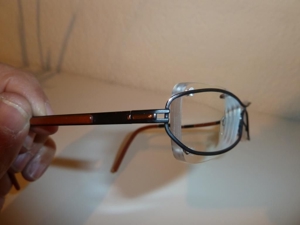 JOOP-Brillengestell randlos (und doch mit Rand), unisex, schwarz-braun-gold, original Bild 6