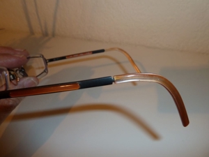 JOOP-Brillengestell randlos (und doch mit Rand), unisex, schwarz-braun-gold, original Bild 10