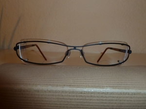 JOOP-Brillengestell randlos (und doch mit Rand), unisex, schwarz-braun-gold, original Bild 16