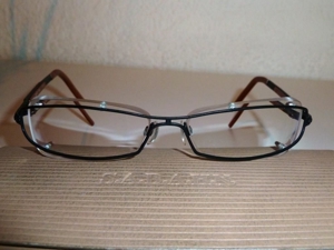 JOOP-Brillengestell randlos (und doch mit Rand), unisex, schwarz-braun-gold, original Bild 3