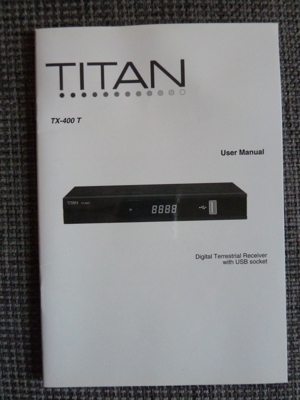 DVB-T Receiver SetOne Titan TX-400 T, Orig. Bedienungsanleitung Bild 2