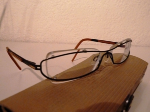 JOOP-Brillengestell randlos (und doch mit Rand), unisex, schwarz-braun-gold, original Bild 14