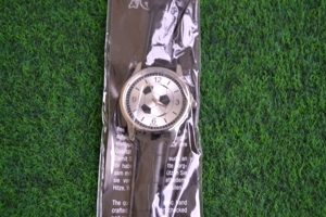 Verkaufe schwarz-silberne Armbanduhr von Eiger mit Fussball-Motiv Bild 2