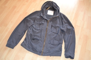 Verkaufe leichte Herren-Jacke von Aéropostale, Farbe dunkelgrau/blau, Gr. L Bild 1