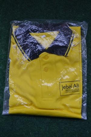 Verkaufe Polo-Shirt, Gr. M, gelb, neu, unbenutzt, Jebel Ali Racecourse Bild 3
