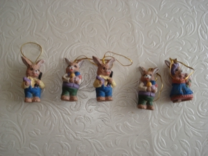 39 neu Osterhasen, Deko-Hasen aus Polyserin Bild 4