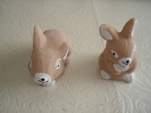 39 neu Osterhasen, Deko-Hasen aus Polyserin Bild 2
