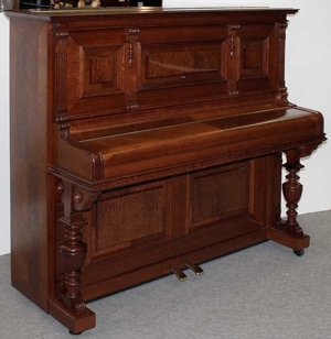 Klavier Grotrian-Steinweg 138, Eiche, komplett restauriert, 5 Jahre Garantie Bild 2