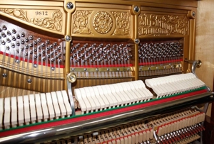 Klavier Grotrian-Steinweg 138, Eiche, komplett restauriert, 5 Jahre Garantie Bild 6