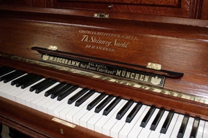 Klavier Grotrian-Steinweg 138, Eiche, komplett restauriert, 5 Jahre Garantie Bild 3
