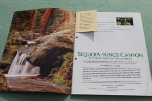 Verkaufe Buch von William C. Tweed: Sequoia-Kings Canyon - The Story behind the Scenery