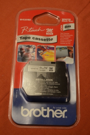 Verkaufe brother P-touch M Tape, Schriftbandkassette, 9mm