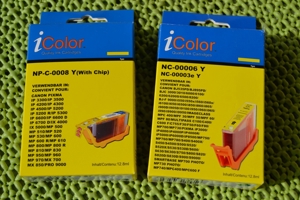 Verkaufe fünf iColor Druckerpatronen für CANON-Drucker Bild 3