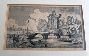2 Kupferstich Merian Matthäus um 1640 Reiter Fluss Stadtmauer Topographia Germaniae Altmeisterdruck Bild 5