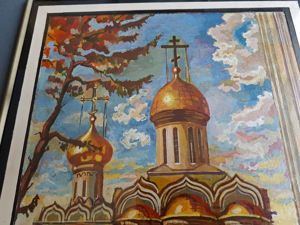 Ikone Malerei Gemälde Dreifaltigkeitskloster Russland Sergijew Possad Orthodoxe Bild 3