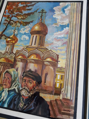 Ikone Malerei Gemälde Dreifaltigkeitskloster Russland Sergijew Possad Orthodoxe Bild 6