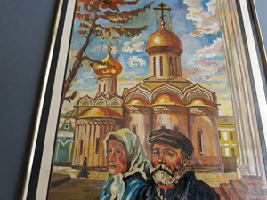 Ikone Malerei Gemälde Dreifaltigkeitskloster Russland Sergijew Possad Orthodoxe Bild 4