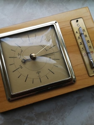 FORSTER TORR Vintage Wetterstation Thermometer Barometer