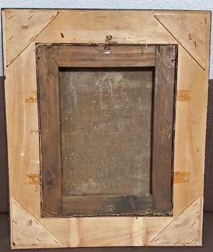 Antikes Ölgemälde Heiliger Wendelin Wendel König Hirte Kuh Schaf Kapelle Bild 8