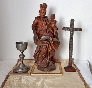 Main Franken Madonna 18. Jh. Mutter Gottes heilige Maria antik Kapelle Jesus Christus