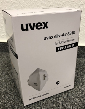 3 x UVEX FFP3 Masken, Original verpackt, Typ 3310 Bild 6