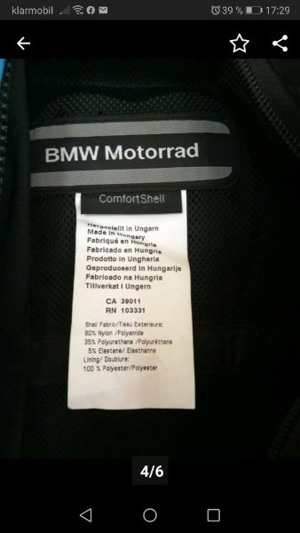 BMW Motorradanzug 2teilig, Gr. 34, für Damen. gebraucht Bild 4