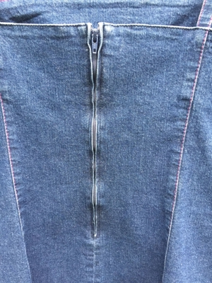 Jeanskleid mit Spagettiträger von Promod, Größe 38 Bild 5