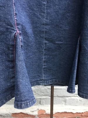 Jeanskleid mit Spagettiträger von Promod, Größe 38 Bild 6