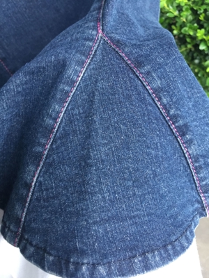 Jeanskleid mit Spagettiträger von Promod, Größe 38 Bild 7