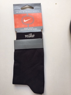 Nike Sport Socks, Kurzsocken, Knöchelsocken, schwarz -NEU- 35 1 2 - 41 Bild 1