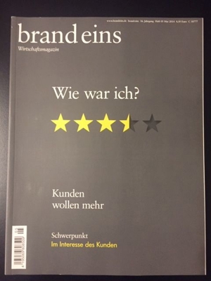 "brand eins" Wirtschaftsmagazin 12 Ausgaben 2014 komplett Bild 8