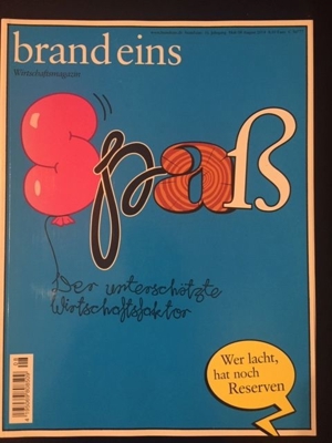 "brand eins" Wirtschaftsmagazin 12 Ausgaben 2014 komplett Bild 4