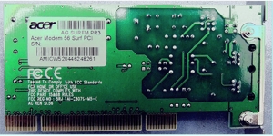 älteres Acer Modem 56 K Surf PCI V.92 High-Speed Internet - unbenutzt in der OVP Bild 5