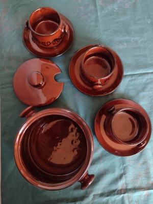 Rumtopfservice -set mit 3 Tassen, 3 Unterteller Bild 3