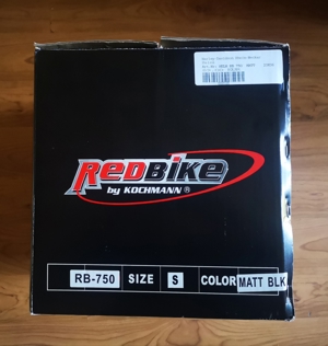 Motorradhelm Red-Bike 750 Größe S, Farbe Matt Bild 2