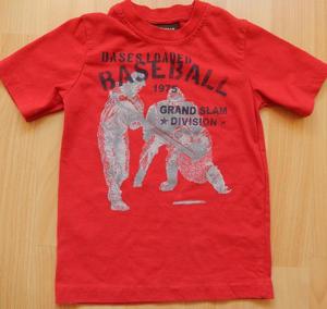 T-Shirt mit Aufdruck Gr- 98 (3T) rot / BOYS WEAR Bild 1