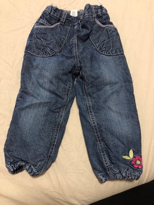 Thermo Jeanshose Größe 92