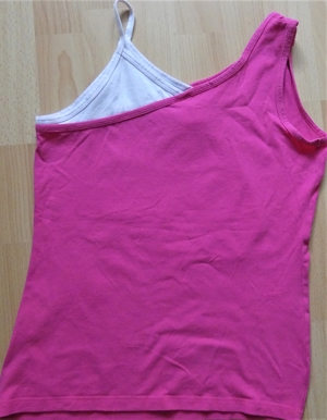 Top / Shirt / Sonnentop Gr. 158/164 pink mit Aufdruck Bild 3