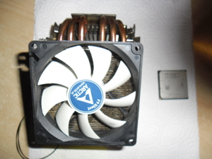 AMD CPU Phenom -II V6 1055 T u. F9 Silent Arctic Kühler mit 6 Pipe Kühlkörper Bild 2