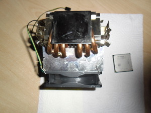AMD CPU Phenom -II V6 1055 T u. F9 Silent Arctic Kühler mit 6 Pipe Kühlkörper Bild 4