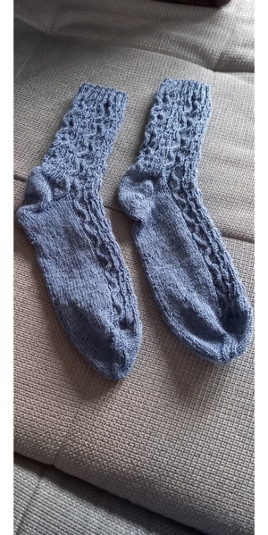 HANDGESTRICKTE HERRENSOCKEN GRÖßE 43 44 NEU