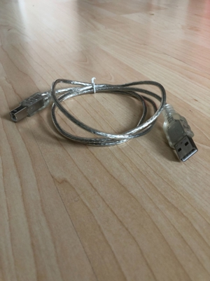 PC   Druckerkabel USB A auf USB B Bild 4