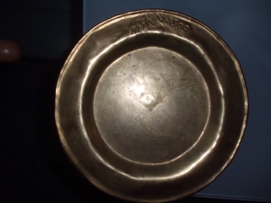 alter Messingteller Teller Messing