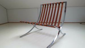 Barcelona Chair (Mies van der Rohe) Leder, cognac Bild 3