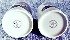 2 x Original Bohemia Kaffeebecher aus Porzellan - Mit versch. Blumenmotiven - ca. 0,25 Lt. Volumen Bild 5